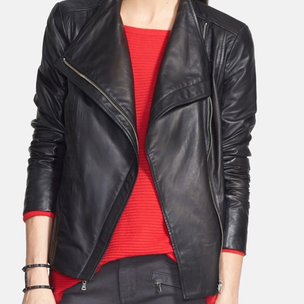Trouve Moto Leather Jacket
